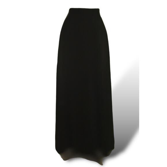 John Meyer Vintage Black Velvet Maxi WhimsiGoth Long Full Festive Retro Skirt 12 - Picture 5 of 10